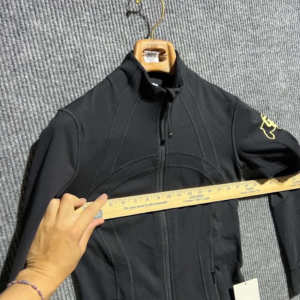 Lululemon Define Jacket Women 8 Black CU Buffaloes Luon Full Zip Activewear - Picture 3 of 13